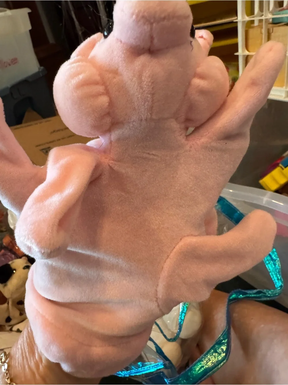 Plush Pink Pig Hand Puppet